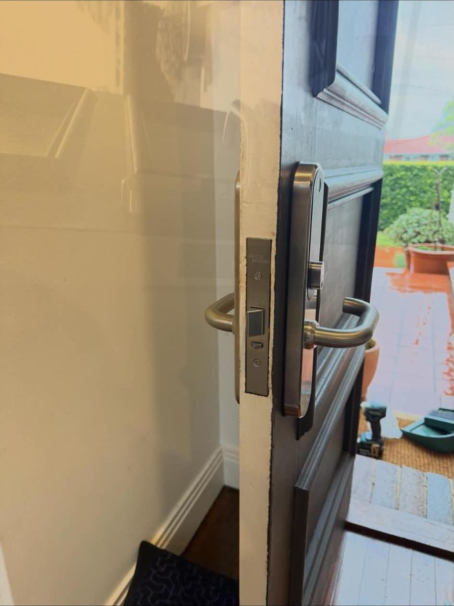 Front door lock replaced after an emergency call-out